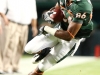 10 October 2009:  Miami (FL) wide receiver Tommy Streeter (86) runs with the ball.   The No 11. Miami Hurricanes defeated Florida A & M Rattlers 48-16 at Landshark Stadium in Miami Gardens, FL.